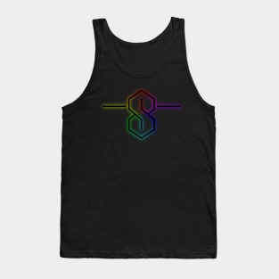 The "S" - Rainbow Glow Tank Top